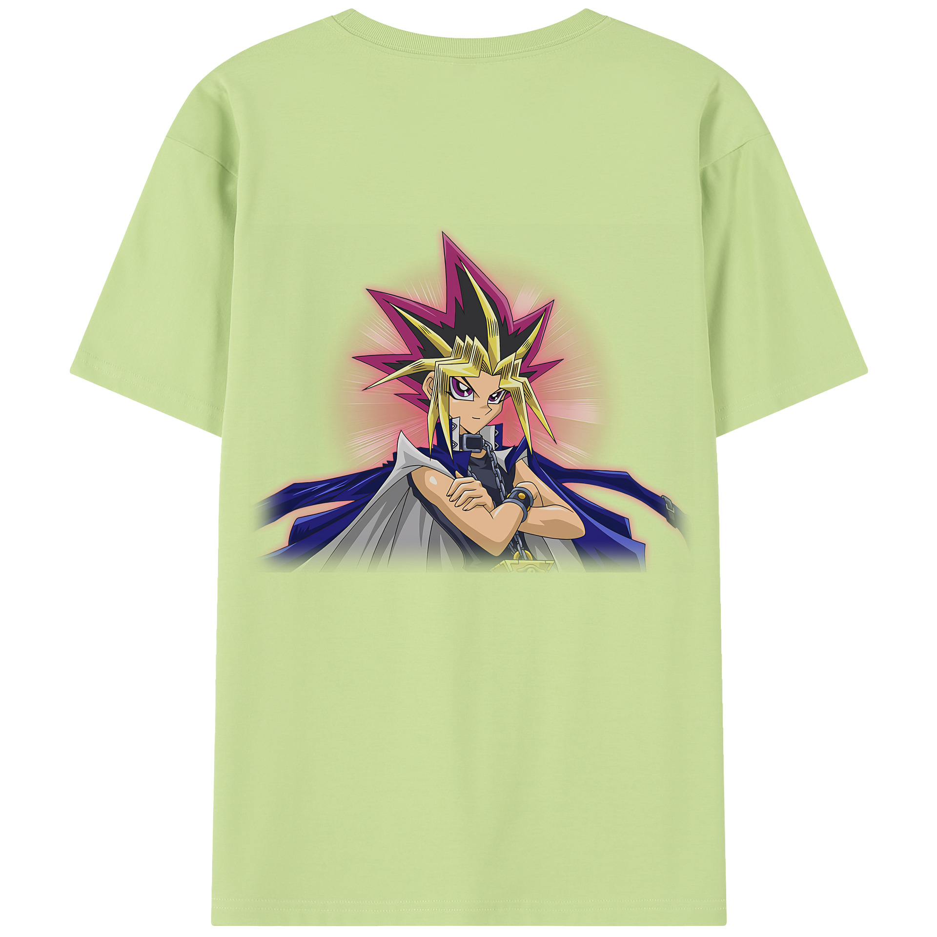 （画像用） 遊☆戯☆王 Yu-Gi-Oh! 綿100％半袖Tシャツ（背面プリント）
